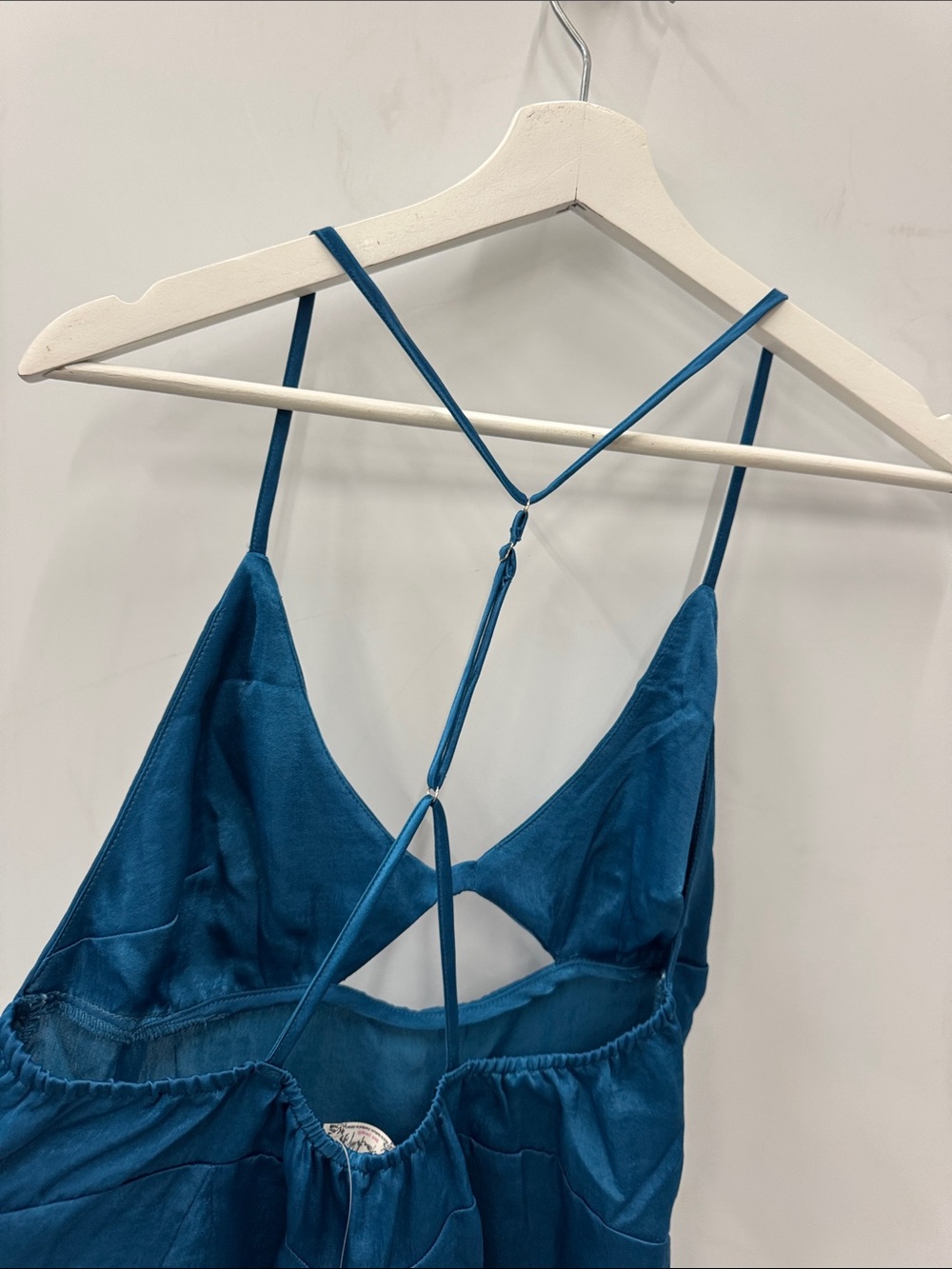 free people intimately good catch slip dress in night swim size small - Picture 7 of 9